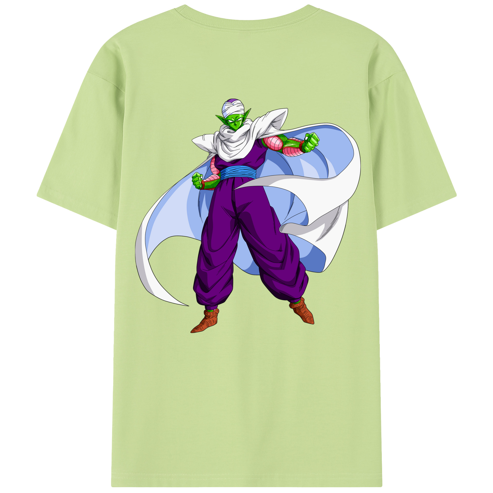 （画像用） ドラゴンボール ピッコロ DRAGON BALL Piccolo 綿100％半袖Tシャツ（背面プリント）